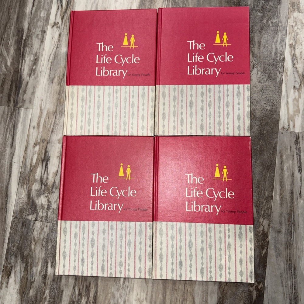 Vintage The Life Cycle Library Book Set 1-4 1969 Sex Ed Parent & Child School